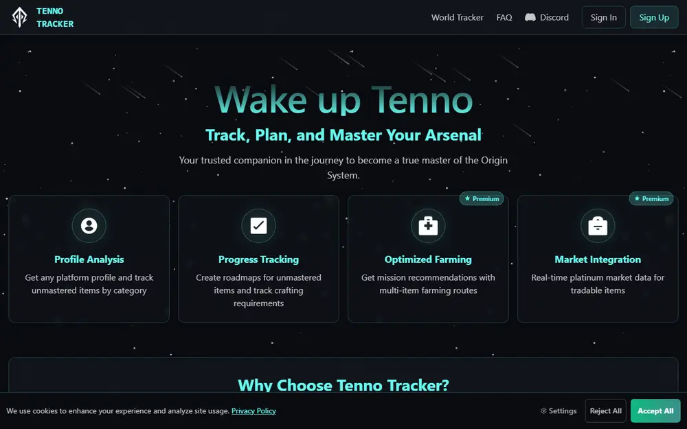 Tenno Tracker