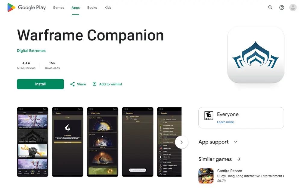 Warframe Companion (Official)