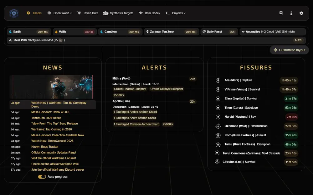 Warframe Hub